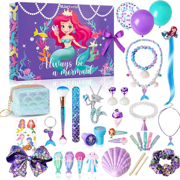  Christmas Advent Calendar 2023, Advent Calendars for  Kids/Girl/Teens/Teenagers/Adult Women, Little Mermaid Charm Bracelet  Jewelry Making Kit for Girls Crafts Mermaid Accessories, Gift for Girls  4-12 : Home & Kitchen